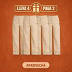 [Promo Llevá 4, Pagá 2] Pantalón Silk Fit™ en Algodón Premium, Suave y Liviano