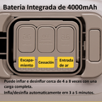 [Llevá 2 Pagá 1] Colchón Inflable King Portátil con Revestimiento Triple Antidesgarro +REGALO: Bomba de Aire Eléctrica