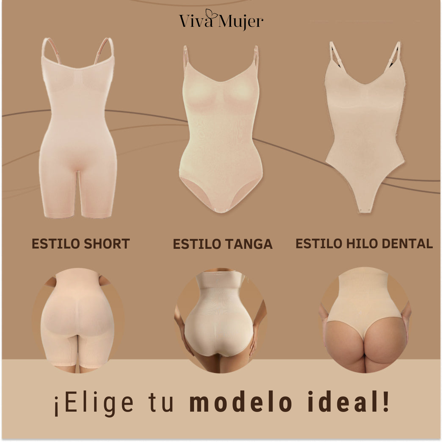 [Llevá 2, Pagá 1] Body Moldeador Up Shaper + Regalo Culotte Modelador