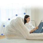 [LLEVÁ 2, PAGÁ 1] Sillón Cama Reclinable de Algodón 5 en 1 + REGALOS: Almohadas Cushion