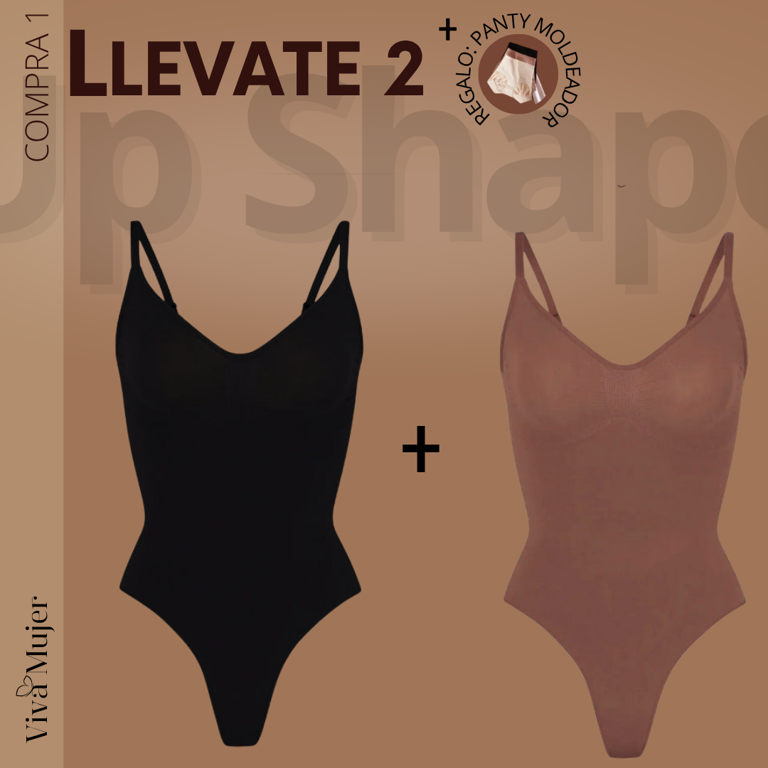 [Llevá 2, Pagá 1] Body Moldeador Up Shaper + Regalo Culotte Modelador