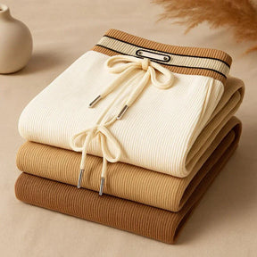 [Llevá 3, ¡Pagá Solo 2!] Kit de 3 Pantalones Femeninos Olina de Terciopelo (66% Rayón, 29% Nailon, 5% Elastano)